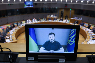 EuropaPress 7026212 presidente ucraniano volodimir zelenski participa videoconferencia consejo