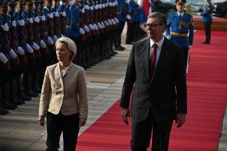 EuropaPress 7027904 presidente serbia aleksandar vucic recibe presidenta comision europea