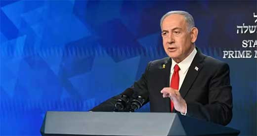 Netanyahu, sobre las 