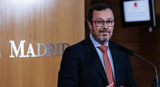 Nuevo presidente vox madrid jose antonio fuster ofrece declaraciones medios