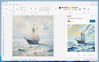 Herramienta Restyle de Paint