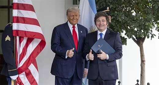 Trump felicita a Milei