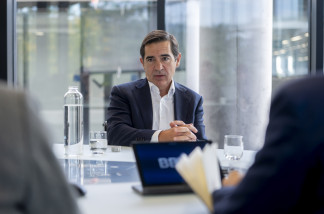 EuropaPress 7013077 presidente bbva carlos torres vila entrevista europa press edificio vela