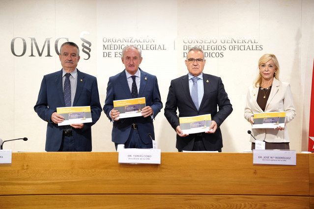 Presentación del 'Estudio sobre demografía médica 2025'.