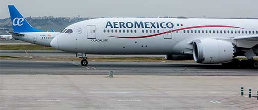 Aerolinea aeromexico aeropuerto adolfo suarez madrid barajas enero