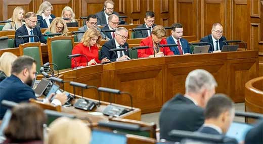El Parlamento de Letonia