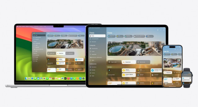 Home app en distintos dispositivos de Apple