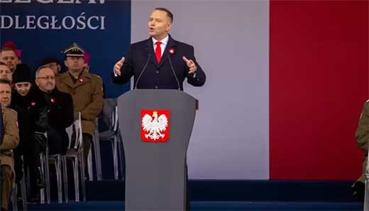 El presidente de Polonia 