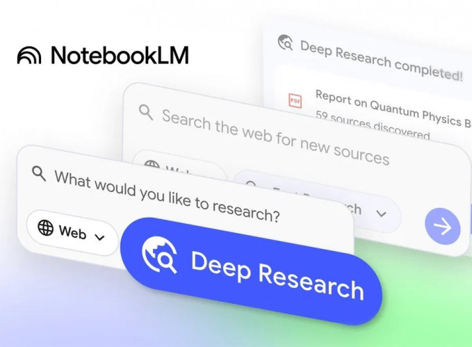 Google agrega Deep Research en NotebookLM.
