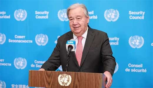 Guterres condena