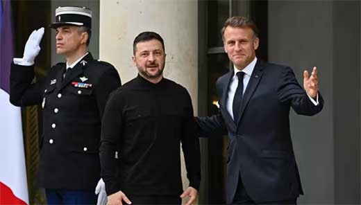 Zelenski y Macron acuerdan 