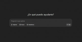 Recurso de interfaz de ChatGPT en la web