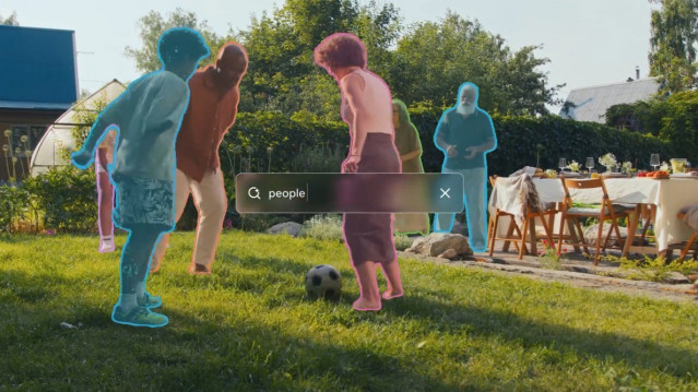 Identificación de objetos en una imagen del modelo SAM 3