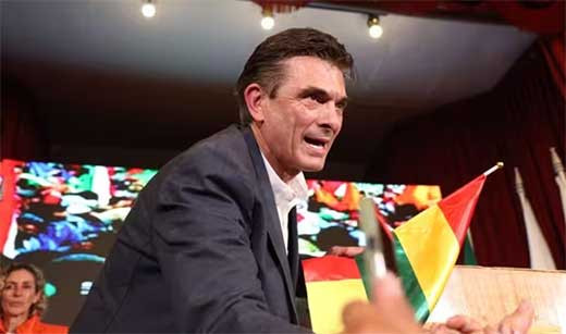 El presidente de Bolivia anuncia