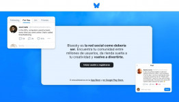 Archivo - Recurso de la red social Bluesky