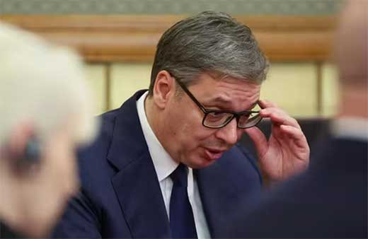 El presidente de Serbia