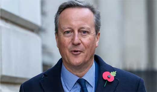 El ex primer ministro David