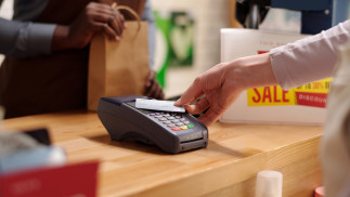 Pago con tarjeta de crédito.