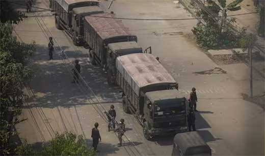 La junta militar de Birmania