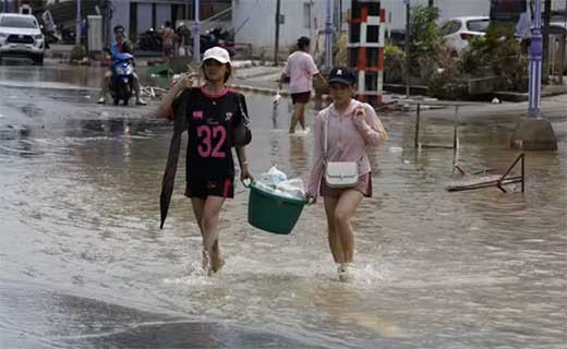 Las inundaciones 