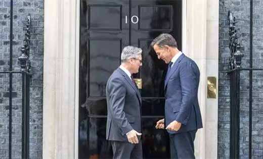 Starmer y Rutte