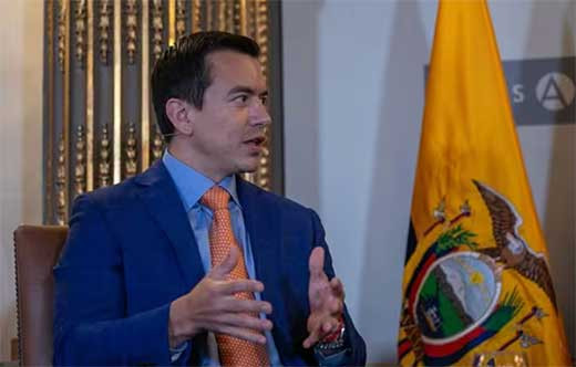 Noboa declara