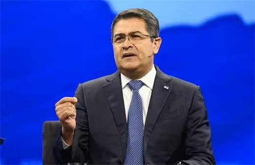 El expresidente hondurenu0303o