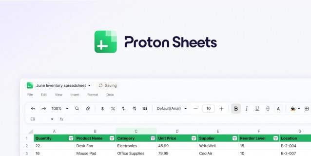 Proton Sheets.
