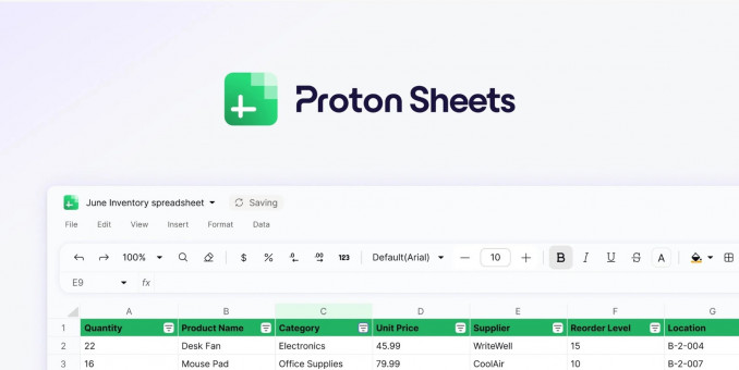 Proton Sheets.