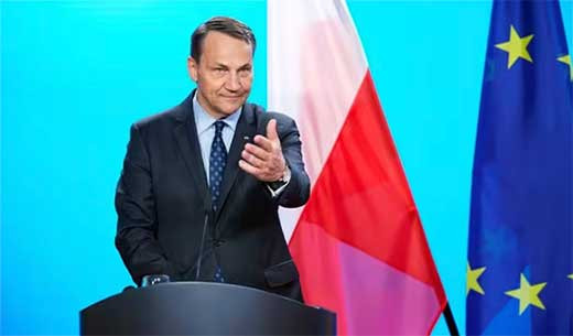 El ministro de Exteriores de Polonia