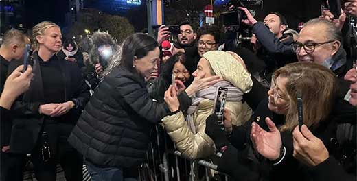 Mariu0301a Corina Machado reaparece en Oslo