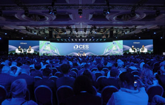 Conferencia en la feria de electrónica de consumo CES de Las Vegas (Estados Unidos)