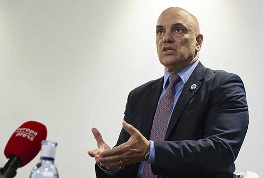 Juez brasileno alexandre moraes entrevista europa press 29 octubre 2025