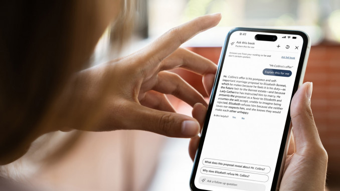 La función 'Pregunta a este libro' de Amazon.