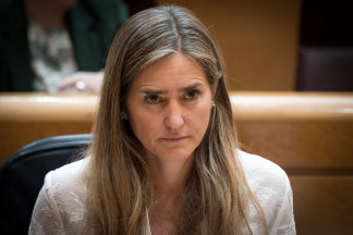 Archivo - La vicepresidenta tercera y ministra para la Transición Ecológica y el Reto Demográfico, Sara Aagesen, durante una sesión plenaria en el Senado, a 21 de mayo de 2025, en Madrid (España)