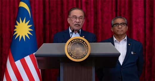 El primer ministro malasio