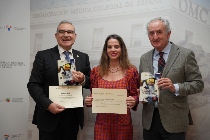 Imagen de la entrega del premio.