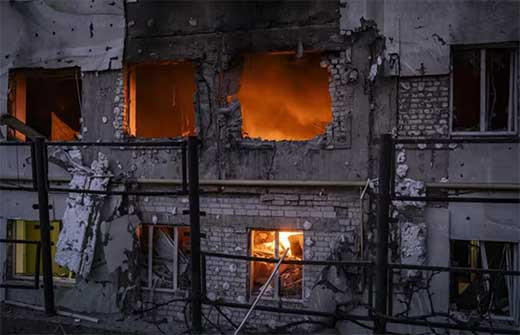 Un ataque con drones ucranianos