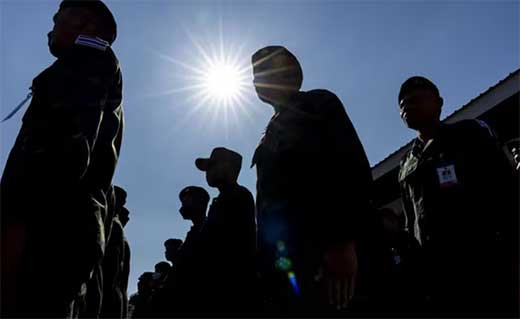 Las dos uu0301ltimas semanas de conflicto entre Tailandia 