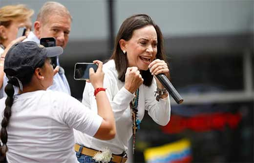 Machado agradece el apoyo de