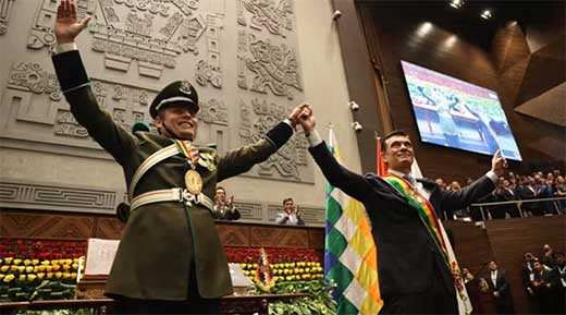 El vicepresidente de Bolivia