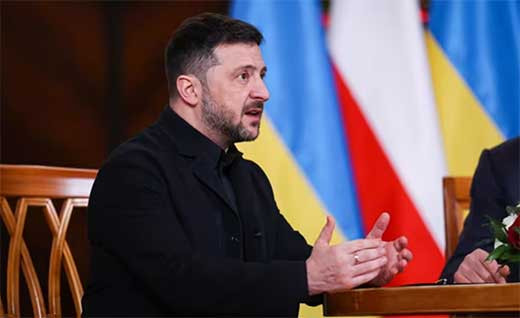 Zelenski deja en manos