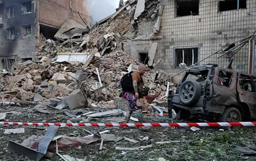 Un ataque ruso sobre Kiev deja 