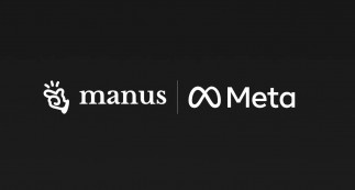 Logotipos de las empresas Manus y Meta