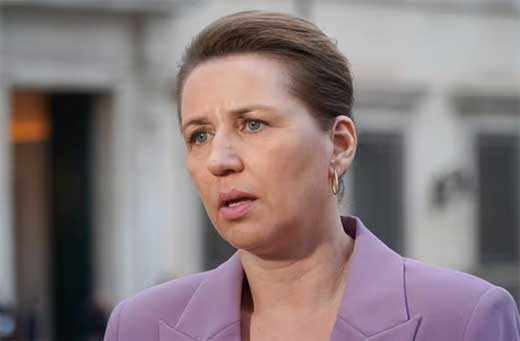 La primera ministra de Dinamarca