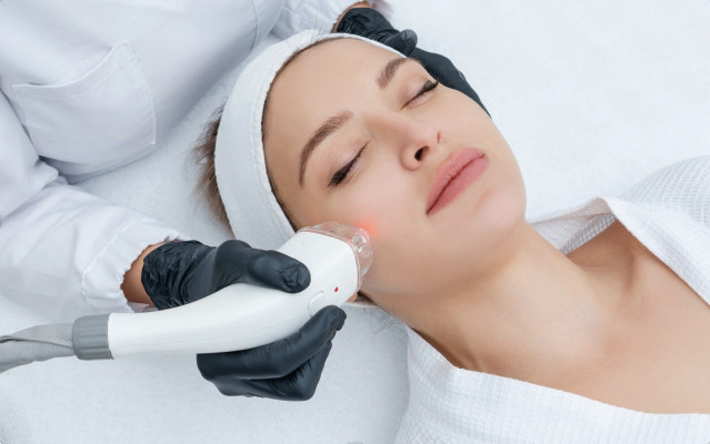 Imagen de recurso de láser dermatológico.