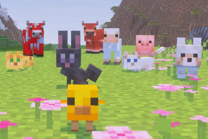 Nuevo aspecto de los cachorros de animales en Minecraft.