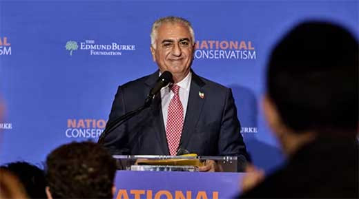 El hijo mayor del sah emplaza