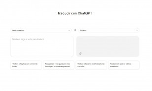 La nueva herramienta de OpenAI ChatGPT Translate.