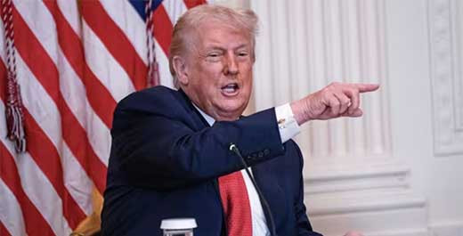 Trump senu0303ala el acuerdo entre Reino